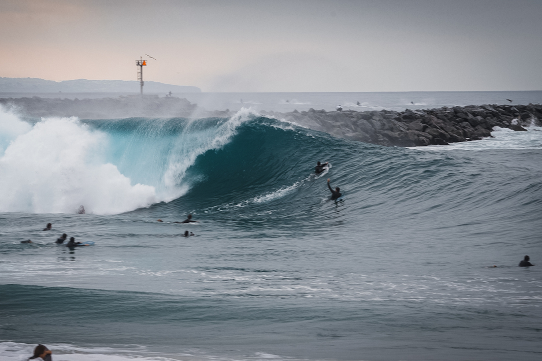 The Wedge Goes Off With a HUGE South Swell